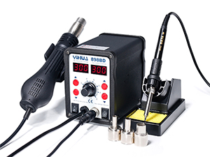 Estación de retrabajo de aire caliente con soldador YIHUA-898AD/898AD+/898BD/898BD+