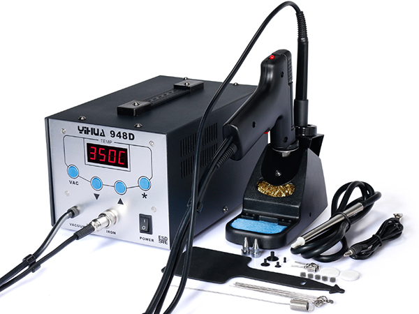 Estación soldadora de alta frecuencia con pistola eléctrica de succión YIHUA948D/948D