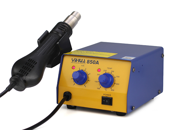 Estación de soldadura y desoldadura de aire caliente YIHUA-850D, YIHUA-850A