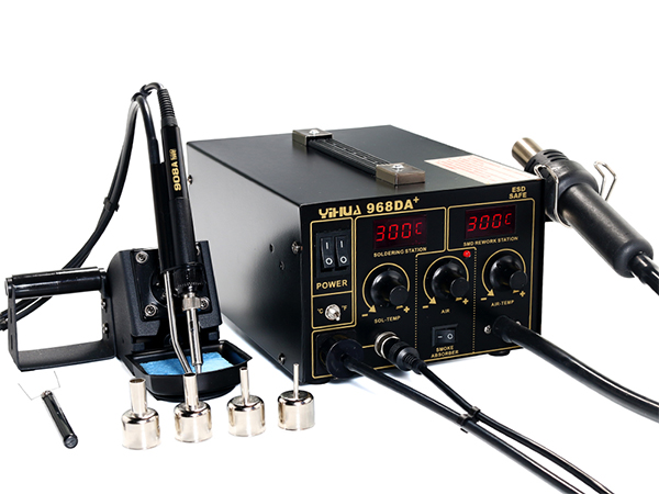 Estación de retrabajo con absorción de humo YIHUA-968DB+/968DA+/968DA++