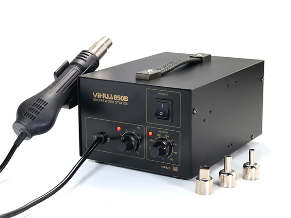 Estación de soldadura y desoldadura de aire caliente YIHUA-850BD, YIHUA-850B